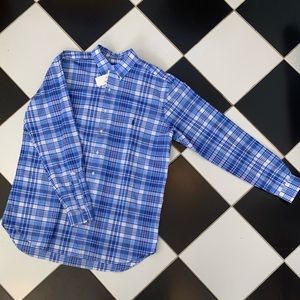 NWT Polo Ralph Lauren Men’s Blue Shirt Large-Tall